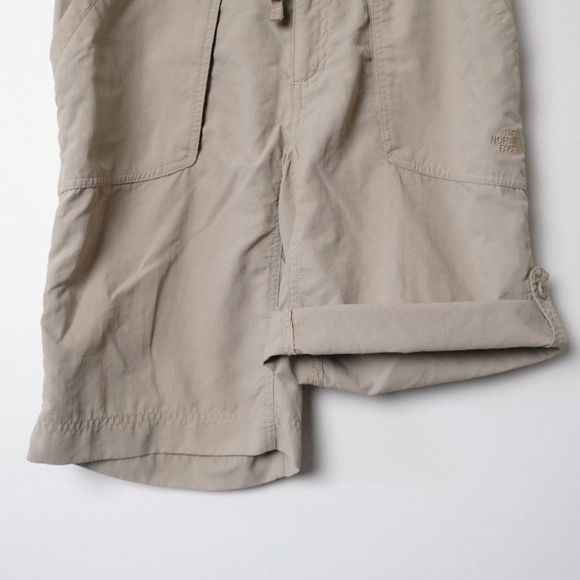 The North Face Women's Horizon Roll-up Trail Shorts Beige Size 4 - Picture 4 of 7